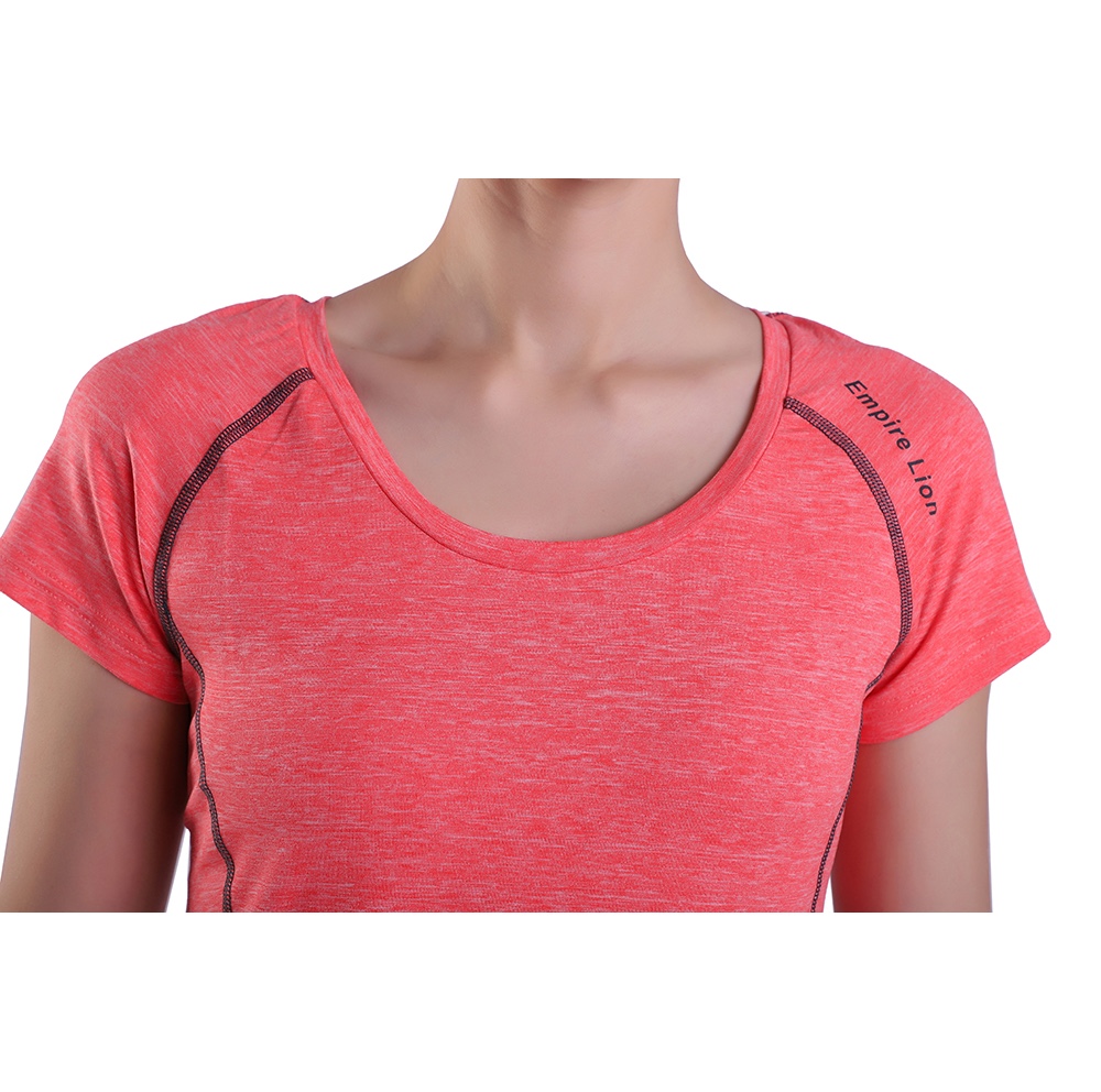 女性快速干燥的运动衫衬衫T恤运动运动健身跑上衣