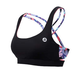 绑带开放式运动胸罩瑜伽健身房顶部的女士运动服锻炼衣服